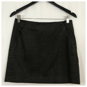 Olive Green & Brown Stripe Skirt